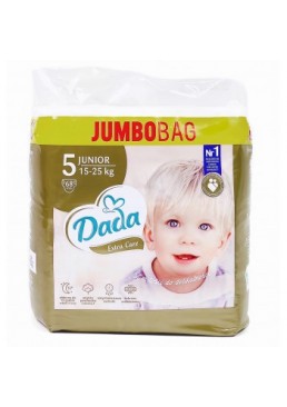 Подгузники Дада Dada Extra Care 5 Junior Jumbobag (15-25 кг), 68 шт
